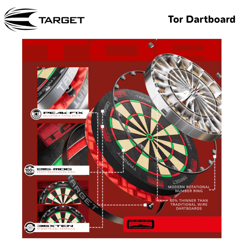 กระดานปาเป้า TARGET TOR DARTBOARD 18